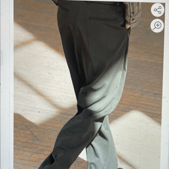 Zara ultra wide leg high rise trousers Pants - Picture 8 of 12